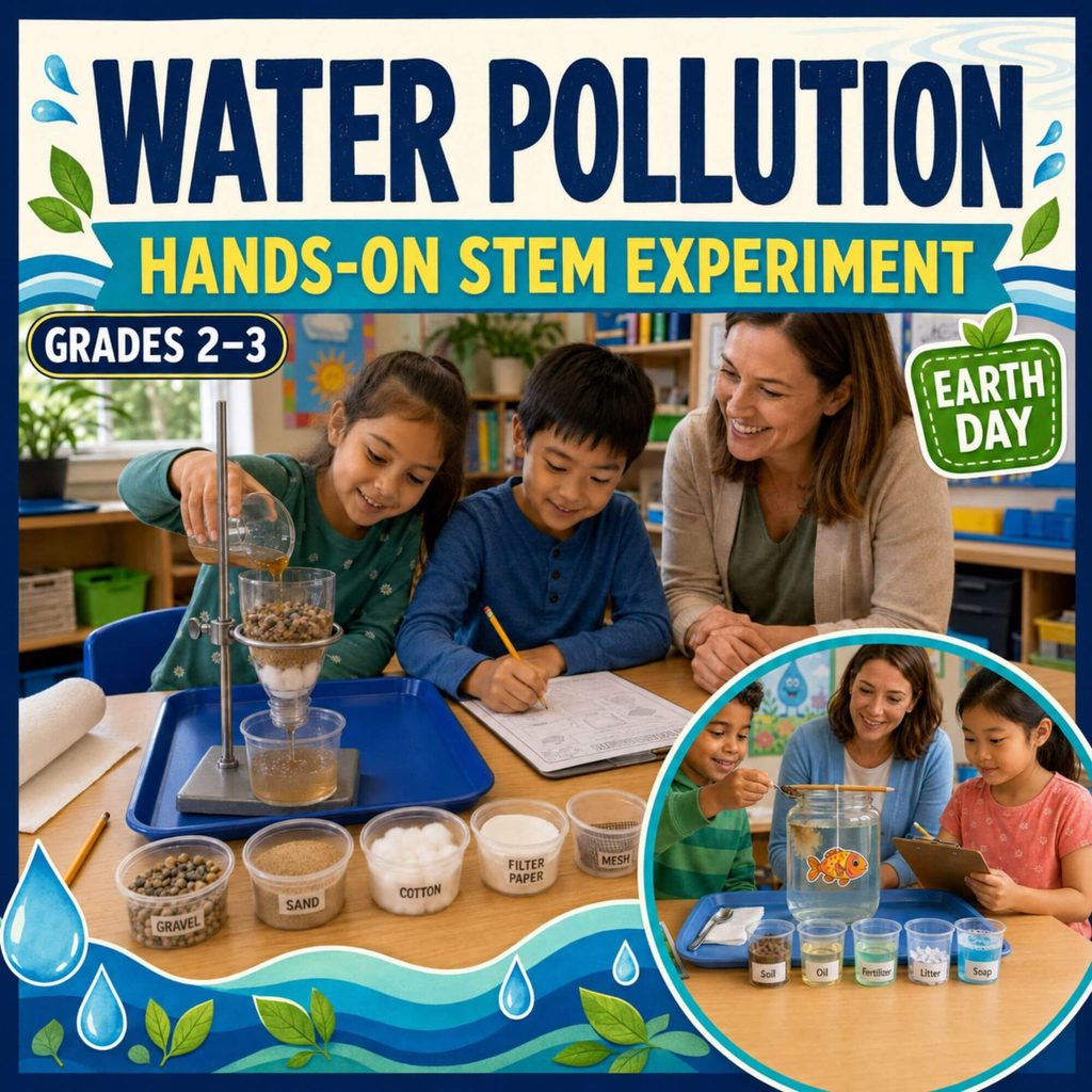 Water Pollution Experiment for Kids | Grades 2–3 STEM