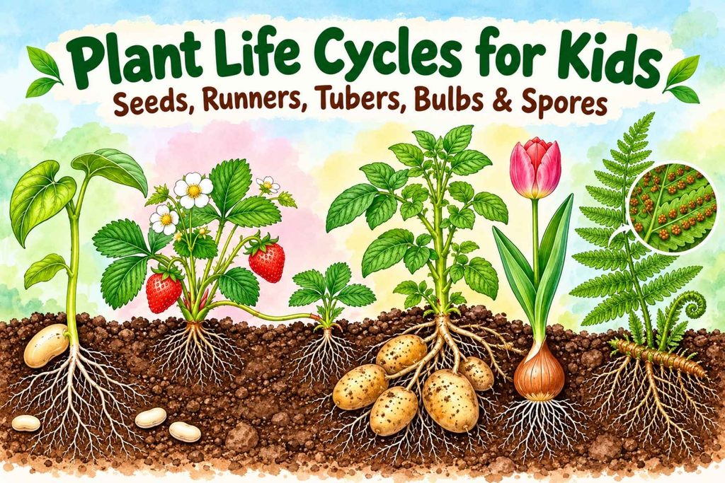 Seeds, Runners, Tubers, Bulbs & Spores
